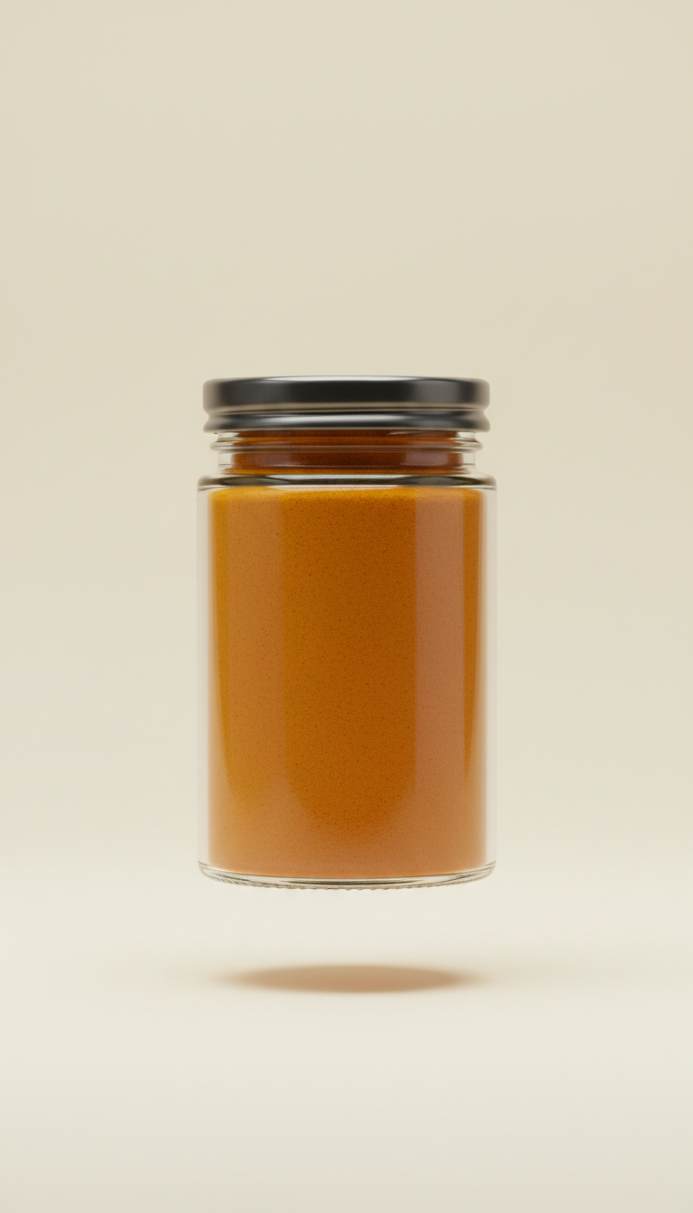 Single-Origin Turmeric Glass Jar